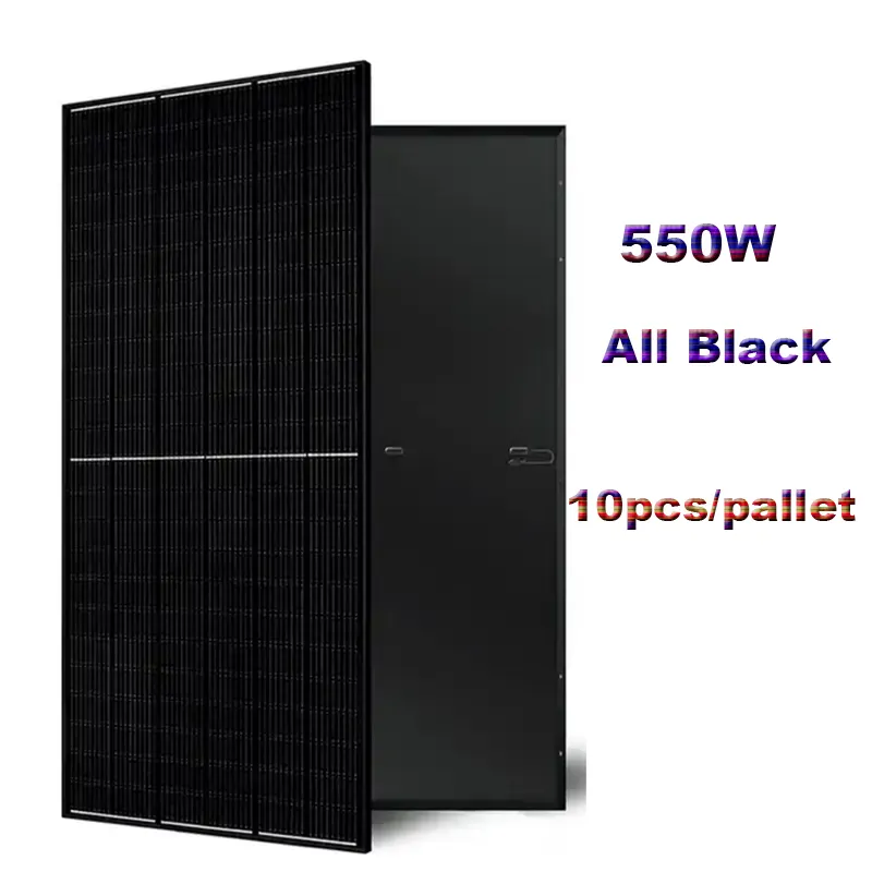Dokio q mezza cella 10 pz tutto nero pannello solare 530w 540w 550w 560w con alta efficienza nel prezzo competitivo