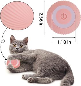 Juguetes inteligentes para gatos, pelota eléctrica para mascotas, pelota rodante automática, juguetes interactivos para gatos, juguetes de entrenamiento de hierba gatera automóvil para gatos - Product Image 2