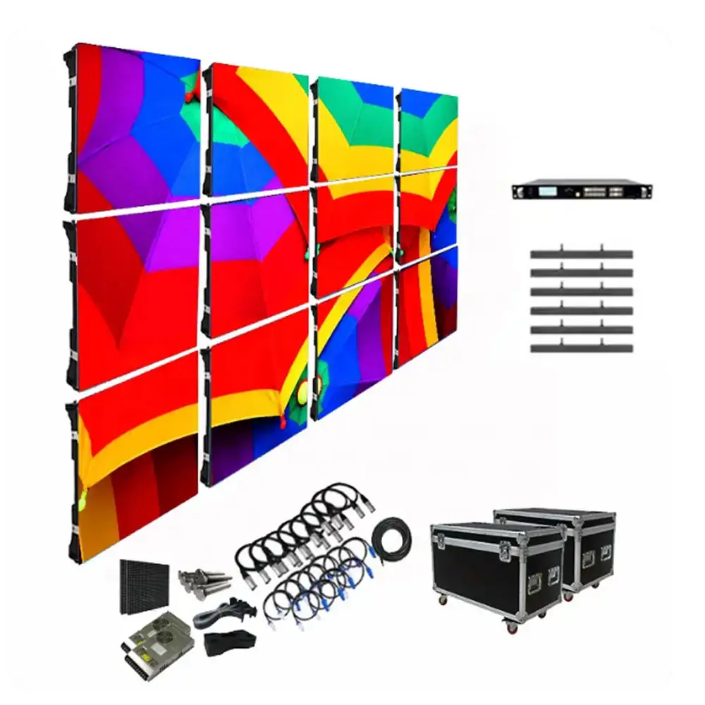 Noleggio Ledwall sfondo esterno per eventi interni sfondo Video da parete Pantalla P2.9 P3.91 P4.8 schermo a Led per concerto