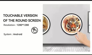Tondo tft display LCD circolare touch screen ad alta risoluzione tutto angolo di visione pannello display LCD forma arrotondata prezzo a buon mercato - Product Image 4