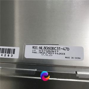 12,1 ''para NEC 800*600 TFT LCD módulo de exibição NL8060BC31-47E NL8060BC31-47C NL8060BC31-47