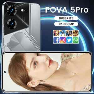 POVA 5Pro 16GB RAM 1テラバイトストレージ7.3フルディスプレイと10コアプロセッサを備えたデュアルSIM Android携帯電話の卓越性 - Product Image 1