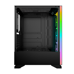 OEM/ODM-carcasa de ordenador de escritorio para ventiladores RGB, placa ATX de cristal competitivo, soporte de línea trasera, funda de juego - Product Image 5