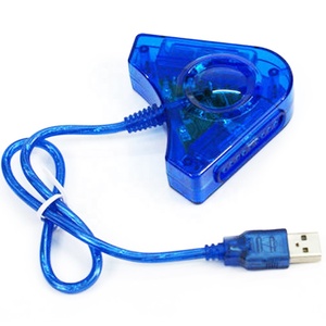 PS2至pc游戏的游戏控制器转换器游戏手柄适配器电缆PS3控制器的双端口1至2三角形适配器 - Product Image 4