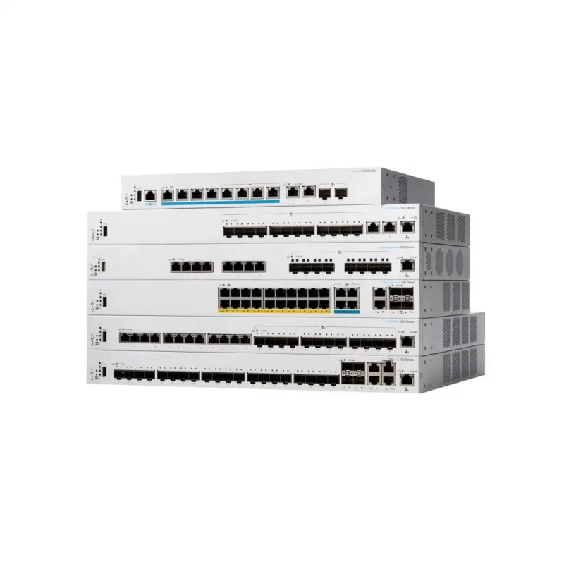 Cb350 serisi 48 gigabit PoE bağlantı noktaları SFP anahtarı CBS350-48P-4X