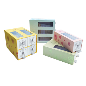 Wholesale <strong>Custom</strong> Clear <strong>Display</strong> <strong>Window</strong> Drawer <strong>Box</strong> <strong>Custom</strong> Paper Boxes for Pastry Candy Biscuits Carton Packaging <strong>With</strong> Insert - Product Image 4