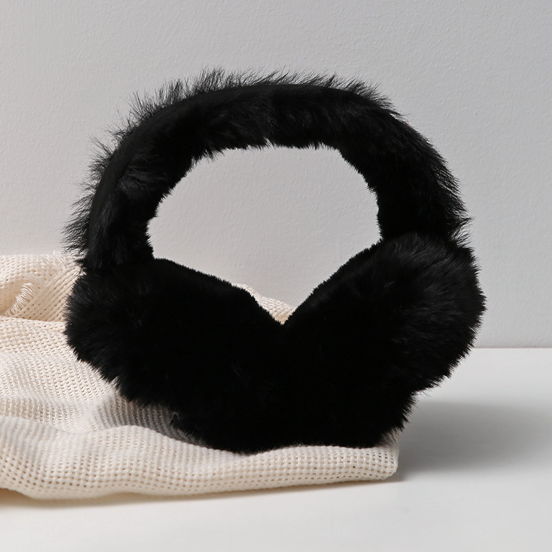 Two-tone earmuffs - black