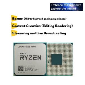 Gebrauchte Desktop-PC-Computer 3,9 GHz 6 Kerne 12 Threads 16MB Cache L3-Sockel AM4 Gaming-CPU Ryzen5 R5 5600G - Product Image 5