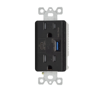 เต้ารับอัจฉริยะ USB 65W แบบใหม่15A ช่องเสียบ TR แบบ USB Type C PD พิมพ์พอร์ต QC ช่องเสียบ USB ที่ชาร์จเร็วอยู่ในรายการ - Product Image 4