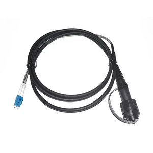 IP 68กันน้ำ MINI SC APC 1F G657A2 FTTH สายเคเบิ้ล pigtail 50M LC เชื่อมต่อ MPO Type สำหรับ5G เครือข่าย POE