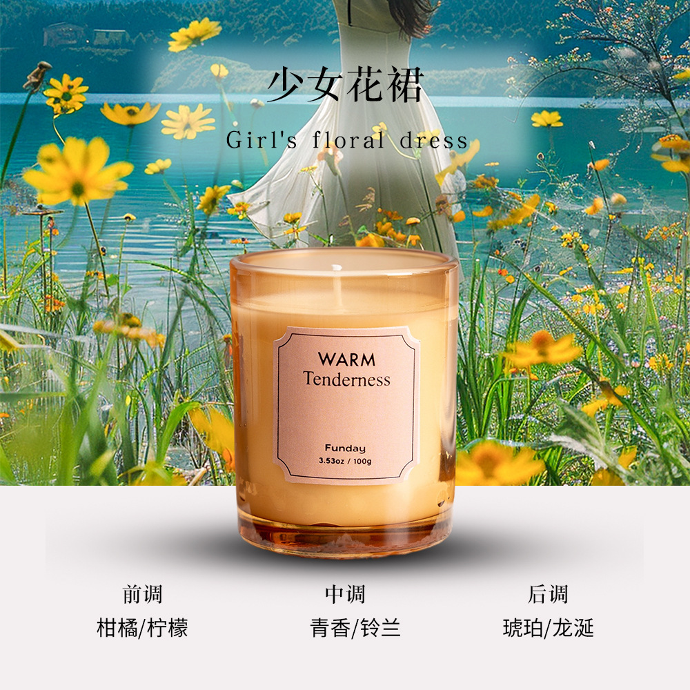 Girly Floral Dress-Orange (Highly Recommended)