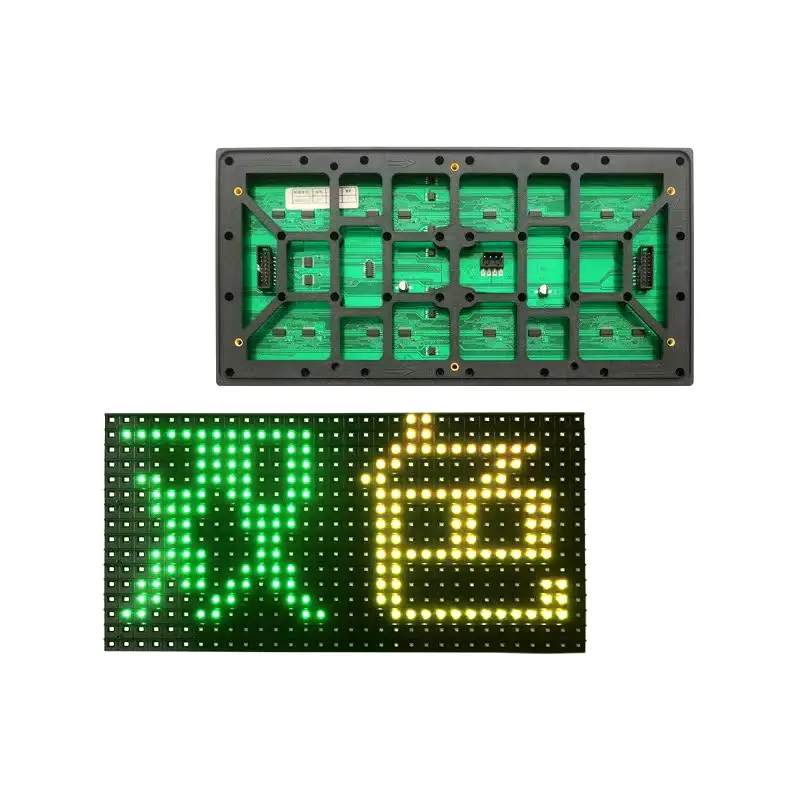 Módulo LED de texto para exteriores, señal de texto P10 SMD, módulo de pantalla LED para exteriores, doble/único Color