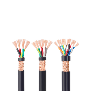 Flexible Twisted Pair Cable Shielded <strong>Wire</strong> 4,6,8,10,12,14,16,20,26 <strong>Core</strong> Encoder Cable 485 Signal Data Control <strong>Wire</strong> - Product Image 1