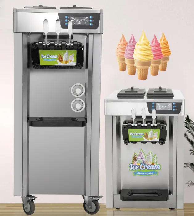 Kommerzielle neue Eiscreme Eismaschine Softeis Eiscreme Maschine Maschine Maschine Maschine Maschine für kleine Unternehmen Lebensmittel