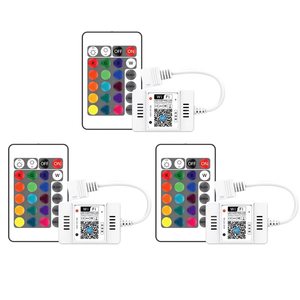 LED WiFi 4-pin RGB <strong>Controller</strong>, <strong>Light</strong> Strip <strong>Control</strong> Box WiFi IR Wireless Remote <strong>Control</strong> Suitable for All 4-pin 10mm Strip <strong>Lights</strong> - Product Image 1