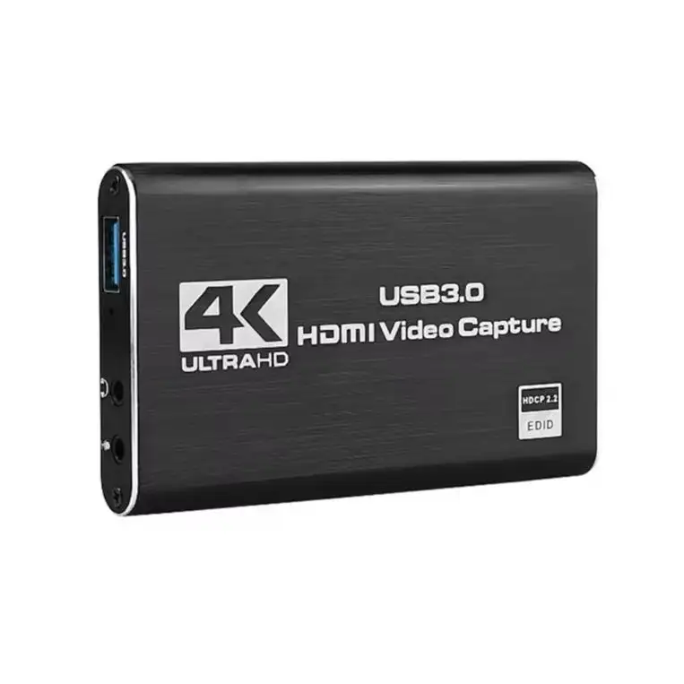 Dispositivo de gravação de vídeo 1080p 60fps 4k Usb3.0 Hdmi, placa de captura de vídeo para transmissão ao vivo e ensino, mais vendido