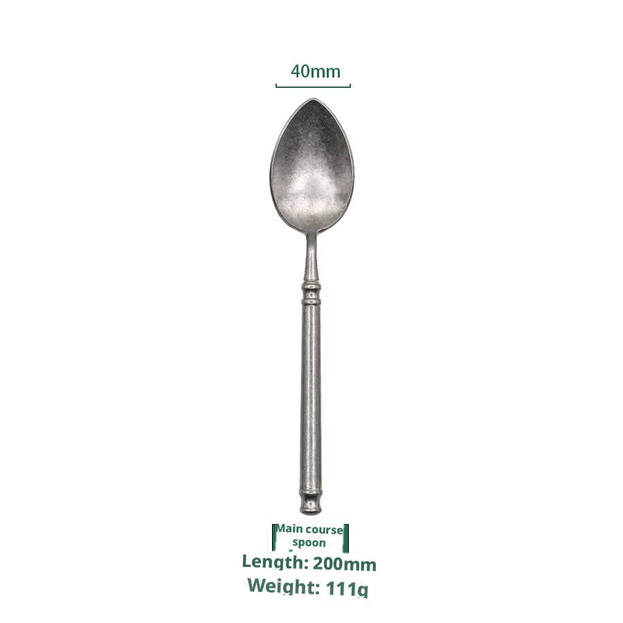 Cuillère à plat grise