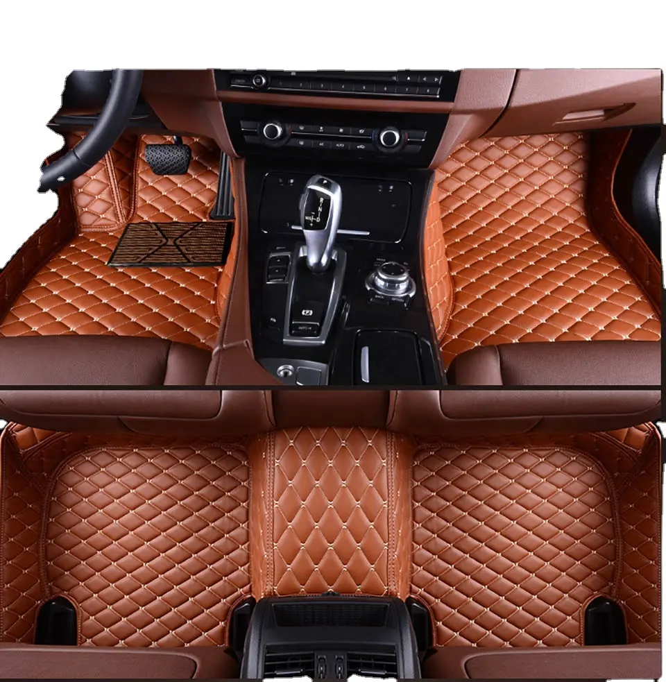 Роскошный Уникальный Полный комплект 5D коврики для автомобиля коврики для пола для всех моделей автомобилей