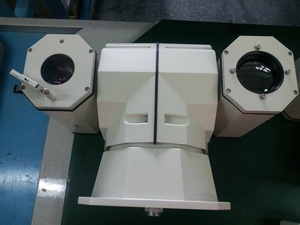 Araç üstü 360 döner çift spektrum IP açık PTZ 22X optik uzun menzilli Zoom termal kamera