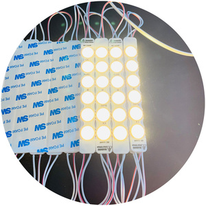 โมดูลไฟ LED 220V 230V AC สัญญาณ3.5W โมดูลไฟ LED 160องศาโมดูล110V AC 6ชิปเลนส์นำโมดูลสำหรับกล่องไฟ