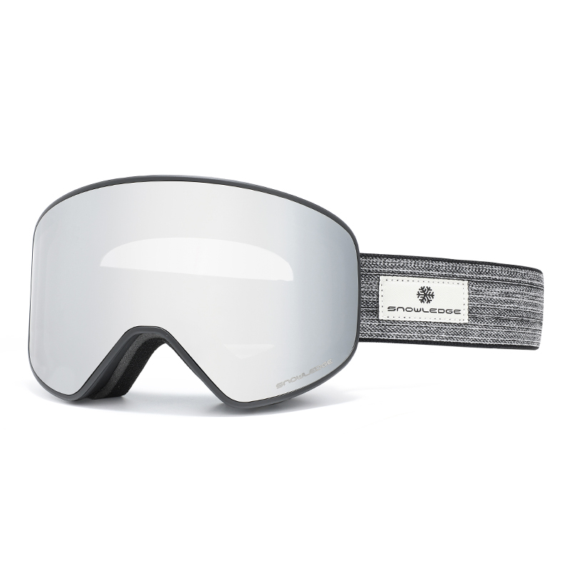 Matte Metallic / Double gray lens with deep silver