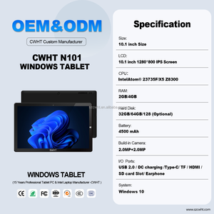 Tablet PC con ventana WiFi de origen personalizado con In-tel Z3735F tableta de negocios Win10 de 10 pulgadas para oficina y aprendizaje - Product Image 3