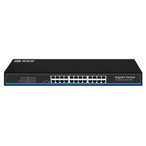 Unmanaged <strong>VLAN</strong> Support 24-Port 10/100/1000Base-T(X) Ethernet Switch for Office System Easy to Use High Speed - Product Image 1