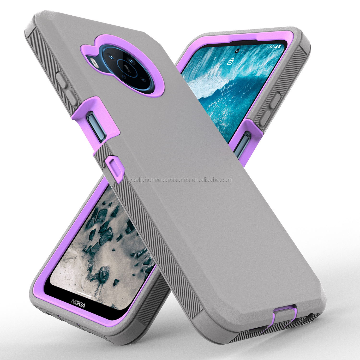 Gray+purple