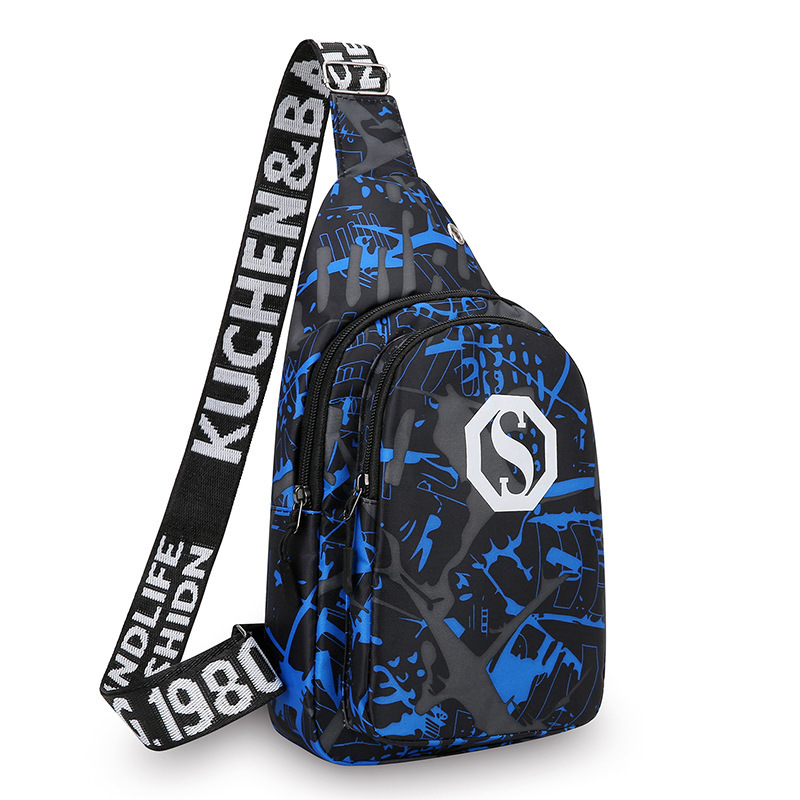 Motif de camouflage réfléchissant double couche bleu foncé