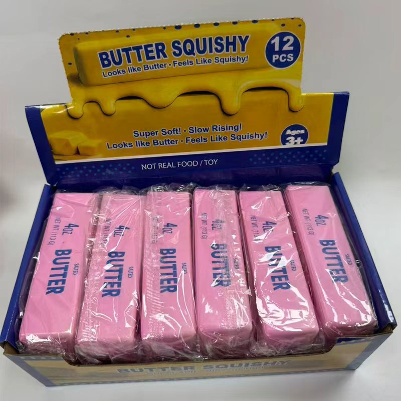 Pink letter butter stick
