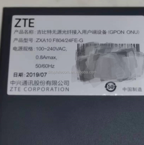 ZTE F804 ZXA10 EPON ONU MDUとPoE SDK TCPネットワーキング8FE 16FE 24FEバージョン利用可能