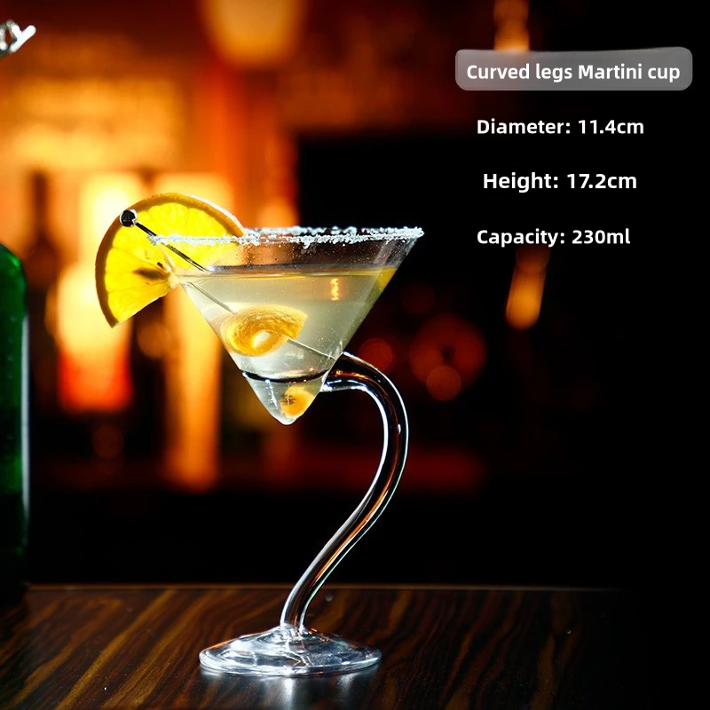 Copa de Martini de 230 ml con Base Inclinada
