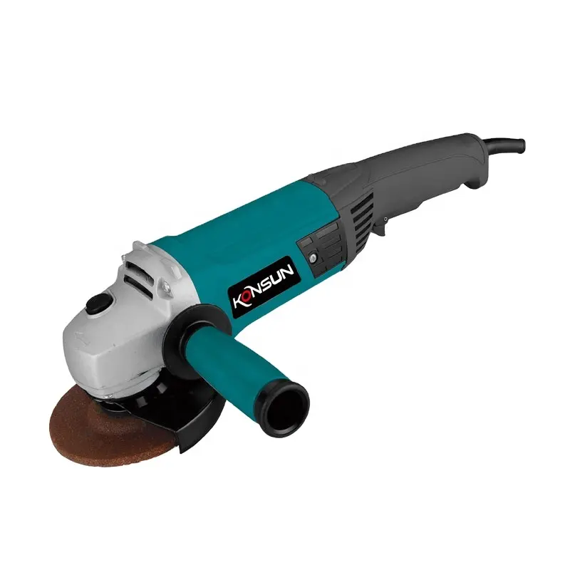 KONSUN preço barato 115/125mm 4.5/5 polegada elétrica Long Handle Velocidade Variável Angle Grinder (KX82118)