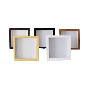 批发定制8*8/10*10英寸中密度纤维板阴影盒相框方形相框装饰 - Product Image 1