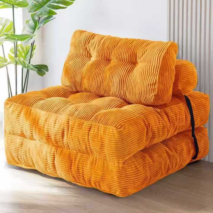 velours côtelé orange