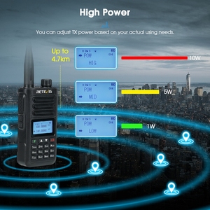 <strong>RETEVIS</strong> RA89 UV Dual-segment IP68 Waterproof Dual-guard Dual-standby Walkie Talkie(EU Frequency 144-146/430-440MHz) - Product Image 5