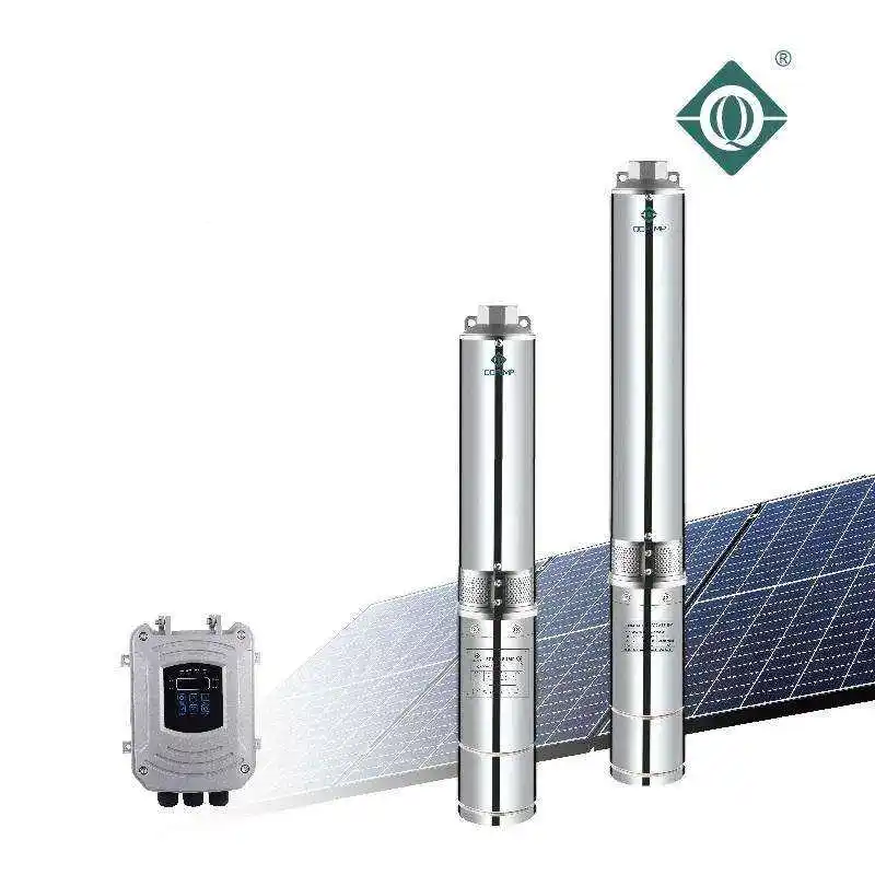 QQPUMP Q4SC6-42-48-600 Solar Submersible Deep Well Water Pump Borehole Solar Pump System For Agriculture Irrigation