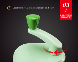 Handheld Manual Rotate Potato Grinder 5 in 1 Vegetable Slicer Food Chopper Scratched and <strong>Cutter</strong> for Home Kitchen - Product Image 5