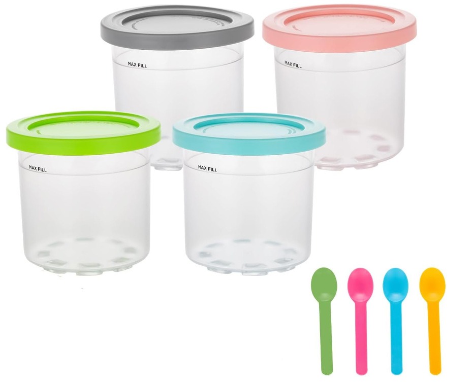 4 pack + 4 spoons