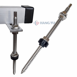 Ticari sınıf kök üst güneş yapısı teneke çatı montaj SUS304 güneş tahta cıvatası çift dişli vida konut güneş çatı için - Product Image 3