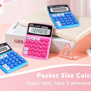 Foska 4 Function Small Basic Desktop 8 Digit Pocket Calculators for Students Kids School Home Office Desktop <strong>Accounting</strong> <strong>Tools</strong> - Product Image 6