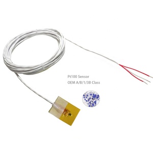 25mm x 19mm RTD cảm biến PT100 tự dính polyimide phản ứng nhanh bề mặt gắn kết dính trên RTD cảm biến 260C 3 dây 4 dây - Product Image 1