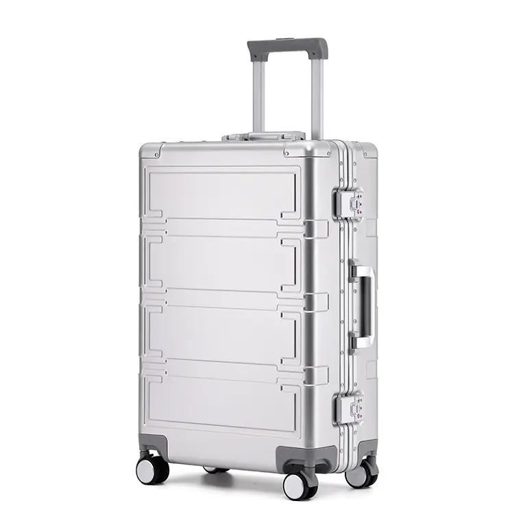 Il carrello in alluminio per bagagli in alluminio accetta personalizzato