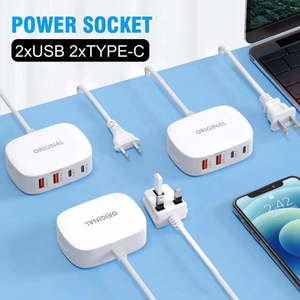 AU/abd/İngiltere/ab Android telefon şarj çok 4 Port Usb Adapte hızlı Qc 3.0 şarj hızlı şarj Qc3.0 telefon şarj - Product Image 5
