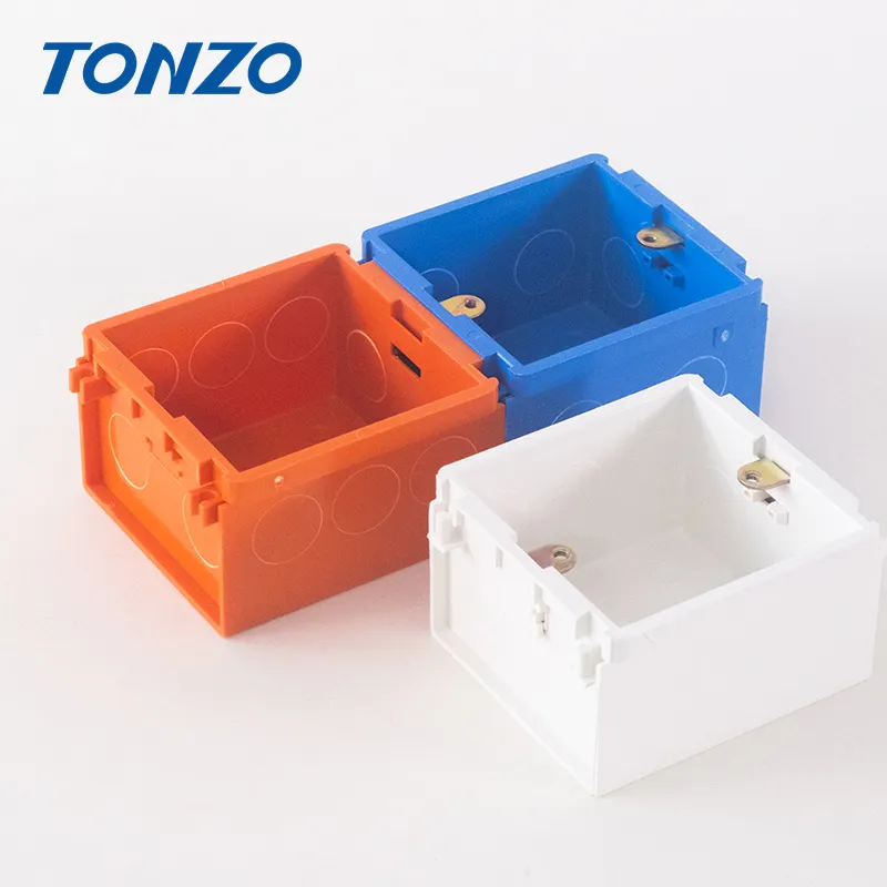 Pvc Electrical Boxes Flush Mounting Waterproof Junction Box 220V Switch Box
