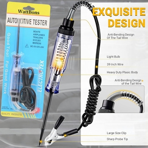 Test Light Automotive 6V-12V-24V <strong>Circuit</strong> <strong>Tester</strong> Boat Battery Monitor Electrical Fuse <strong>Tester</strong> Car Electric <strong>Tester</strong> Pen for RV Truck - Product Image 2