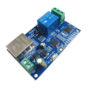 Modbus RTU Relay <strong>Module</strong> Wired <strong>Ethernet</strong> LAN Control 1 Channel Relay Output MCU W5500 TCP/IP Protocol - Product Image 1