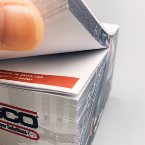 Promoción personalizada de fábrica, diseño personalizado, bloque de papel de impresión, Cubo de notas, Cubo de notas