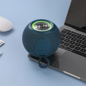 TG337 <strong>MINI</strong> Portable Wireless <strong>Speaker</strong> Colorful RGB Light FFabric TF Card <strong>USB</strong> Play Subwoofer Rotundity FM Radio Aux 3.5mm <strong>Input</strong> - Product Image 3