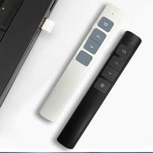 Presentatore Wireless da 2.4 GHz con penna puntatori rossi puntatore telecomando USB RF ricaricabile - Product Image 2